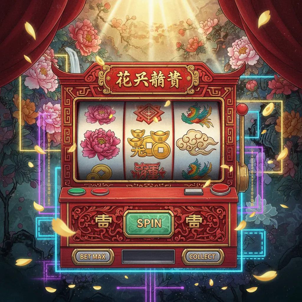 吃角子老虎機 - 花開富貴