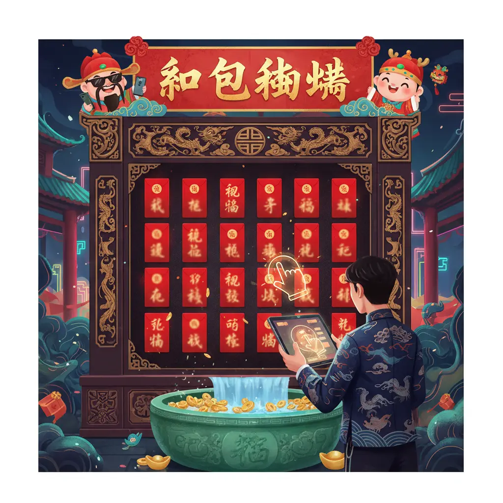 紅包抽獎 - 抽獎牆