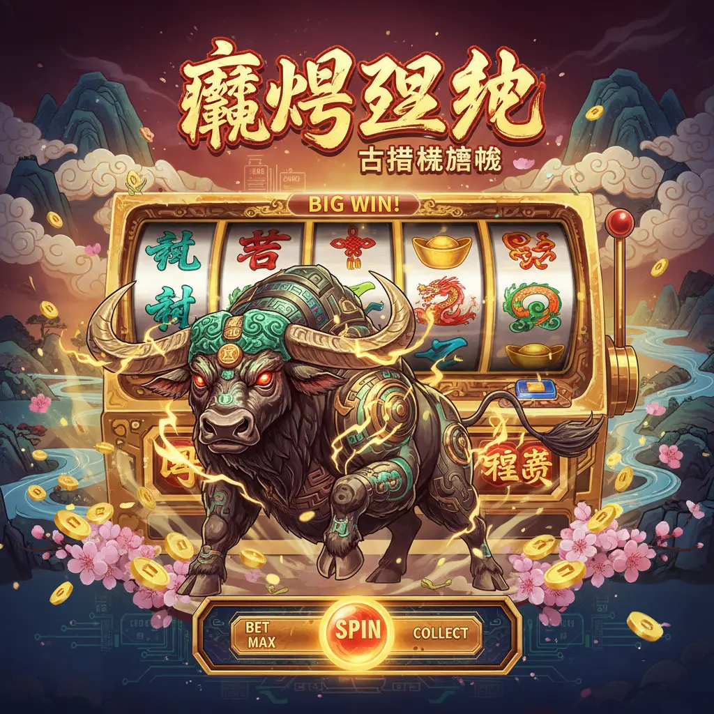 老虎機遊戲 - 瘋狂野牛